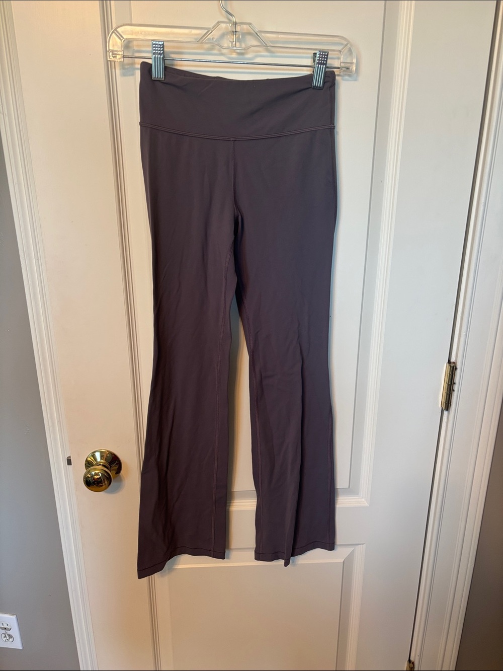Athleta Plum Flare Leggings